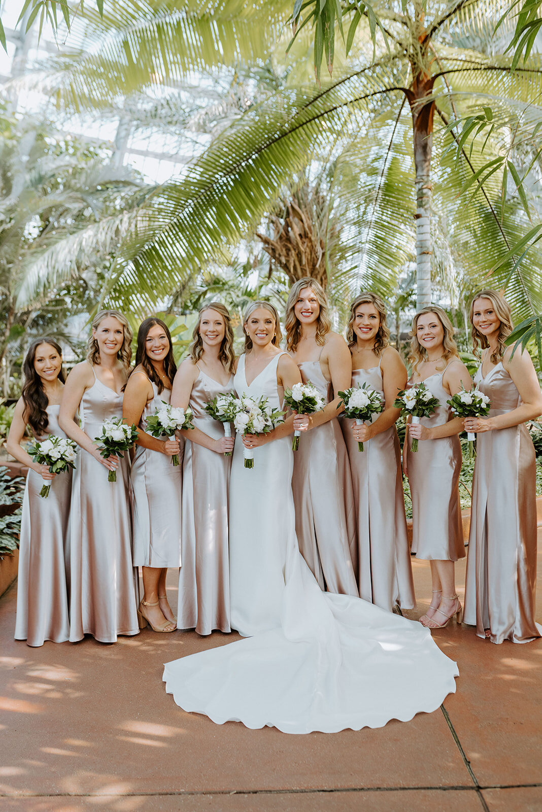 garfield park conservatory bridal party HannahCrabbPhotography-18