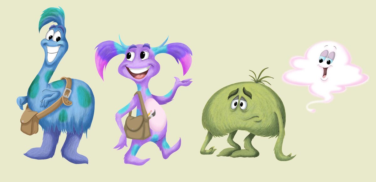 Character Design-Fun Monsters-Art Mawhinney