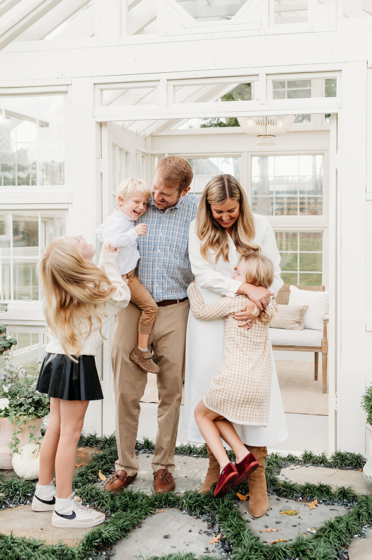 Family Session in the Greenhouse Atlanta