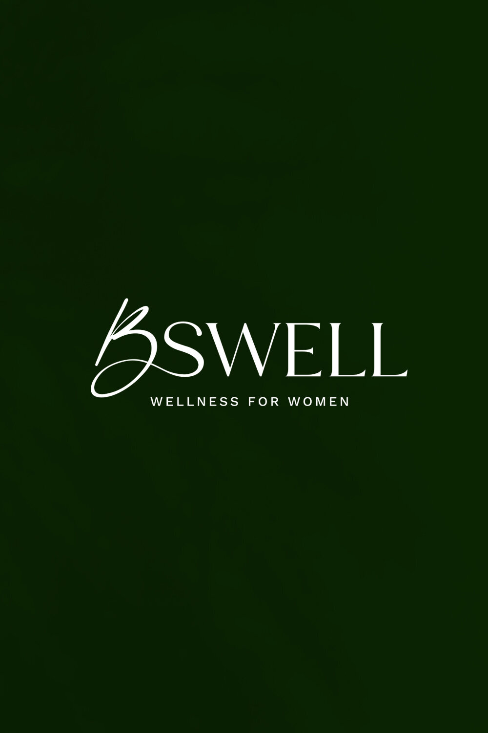 bswell logo design for wellness coach