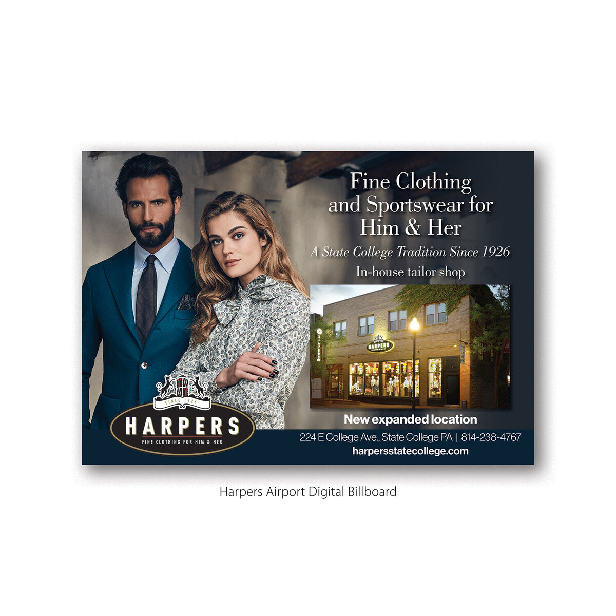 Harpers-Mens-Airport-Digital-Billboard-State-College-WH