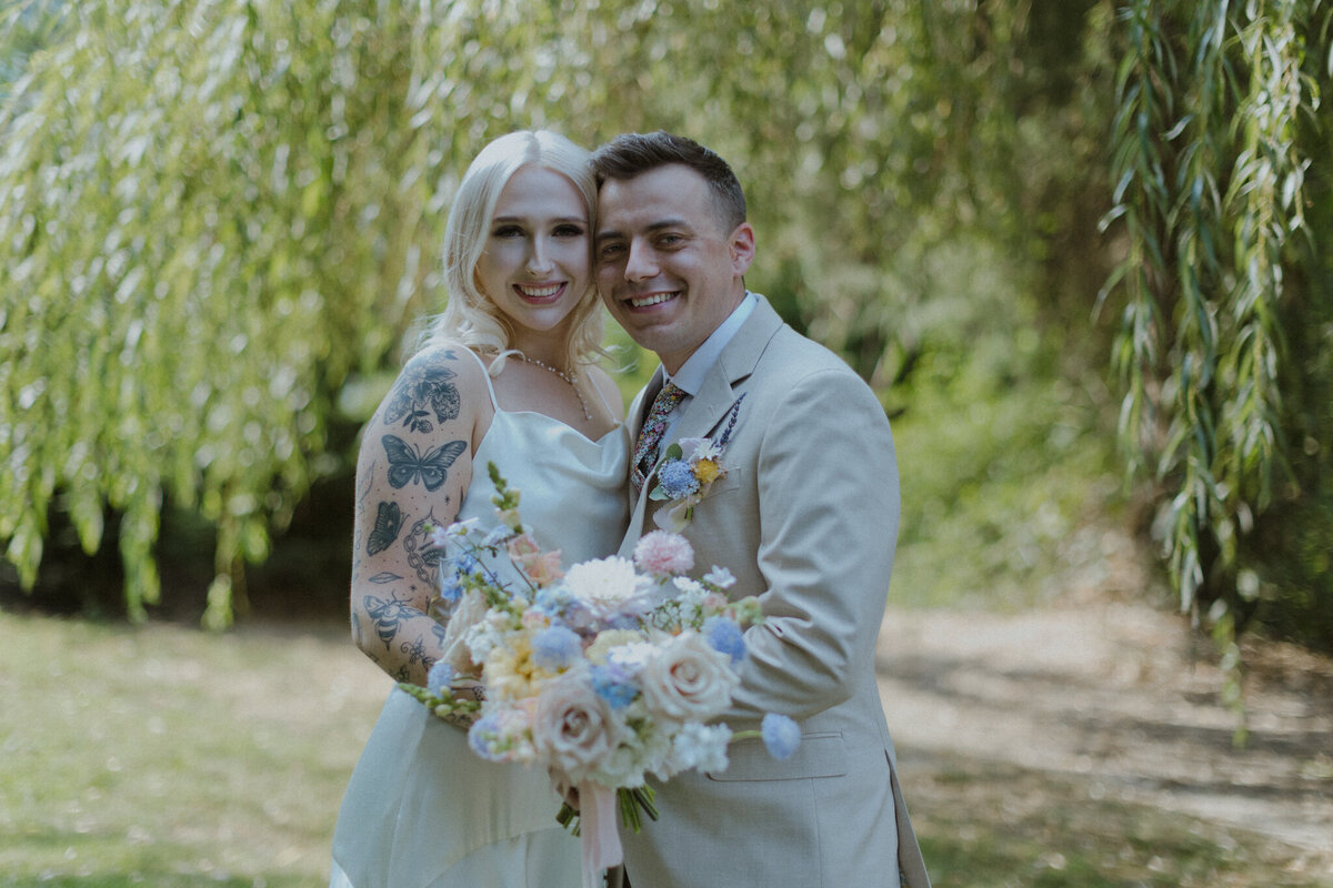 Garden wedding shoot