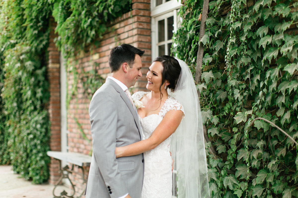 Bride and groom at 1880 Union Hotel Wedding