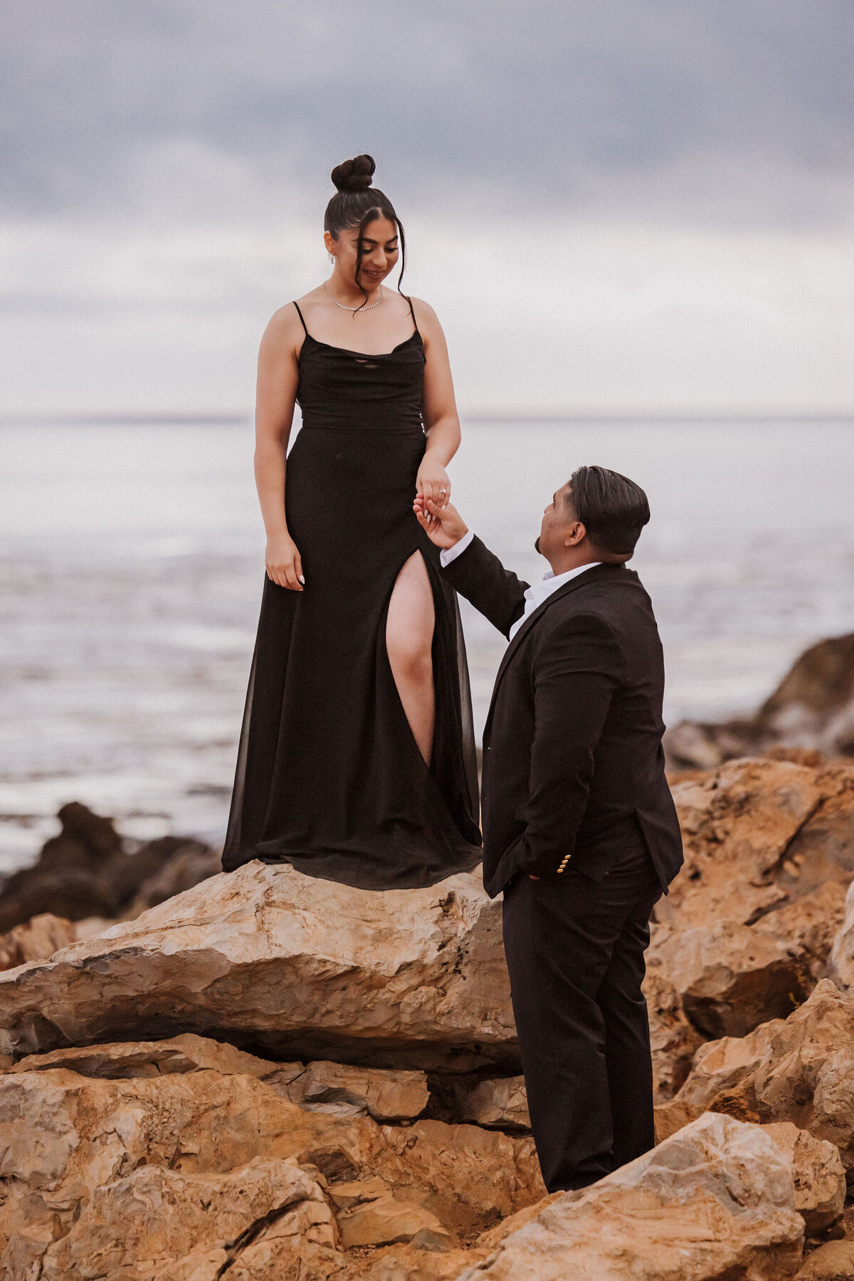 south asian engagement terranea palos verdes beach