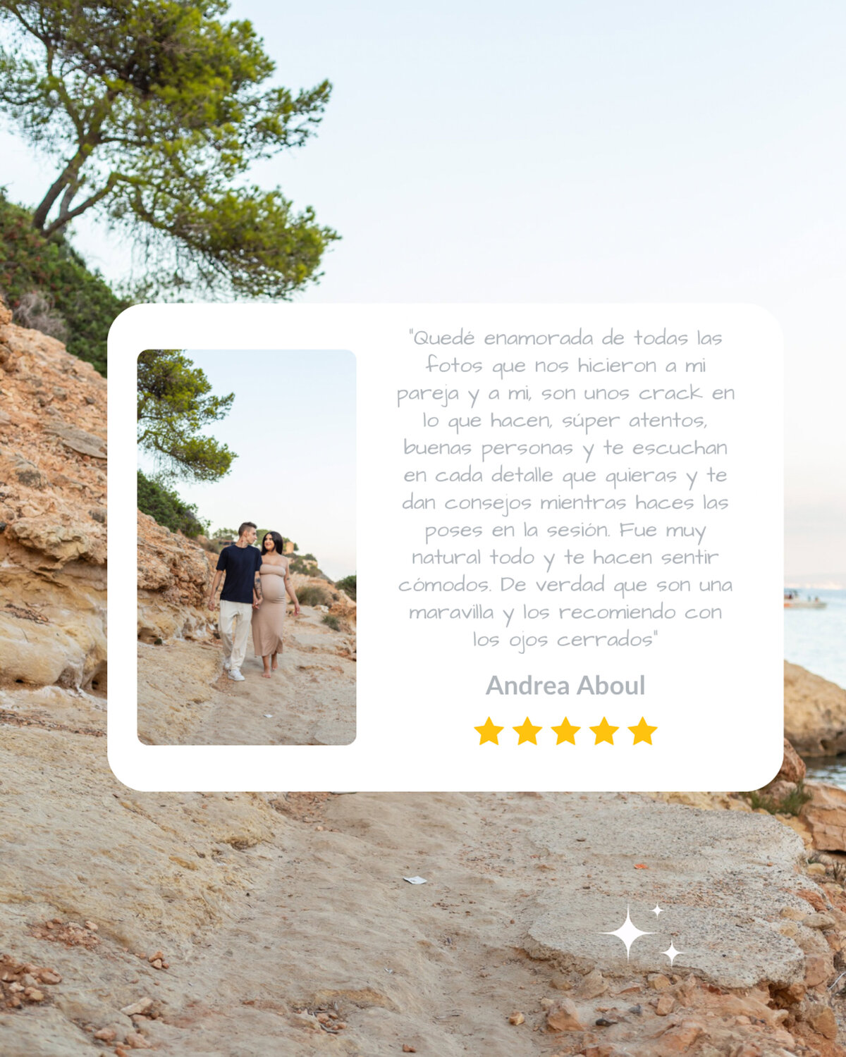 Reviews from clients-Antonela Moccia Mallorca Photographer