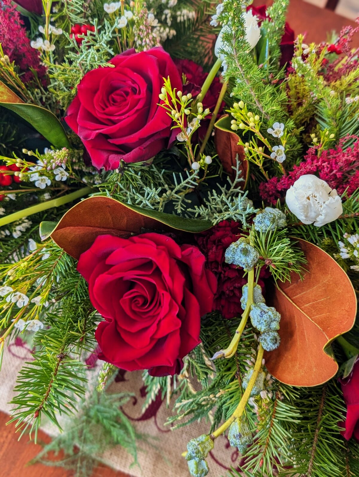 enlarged flowers