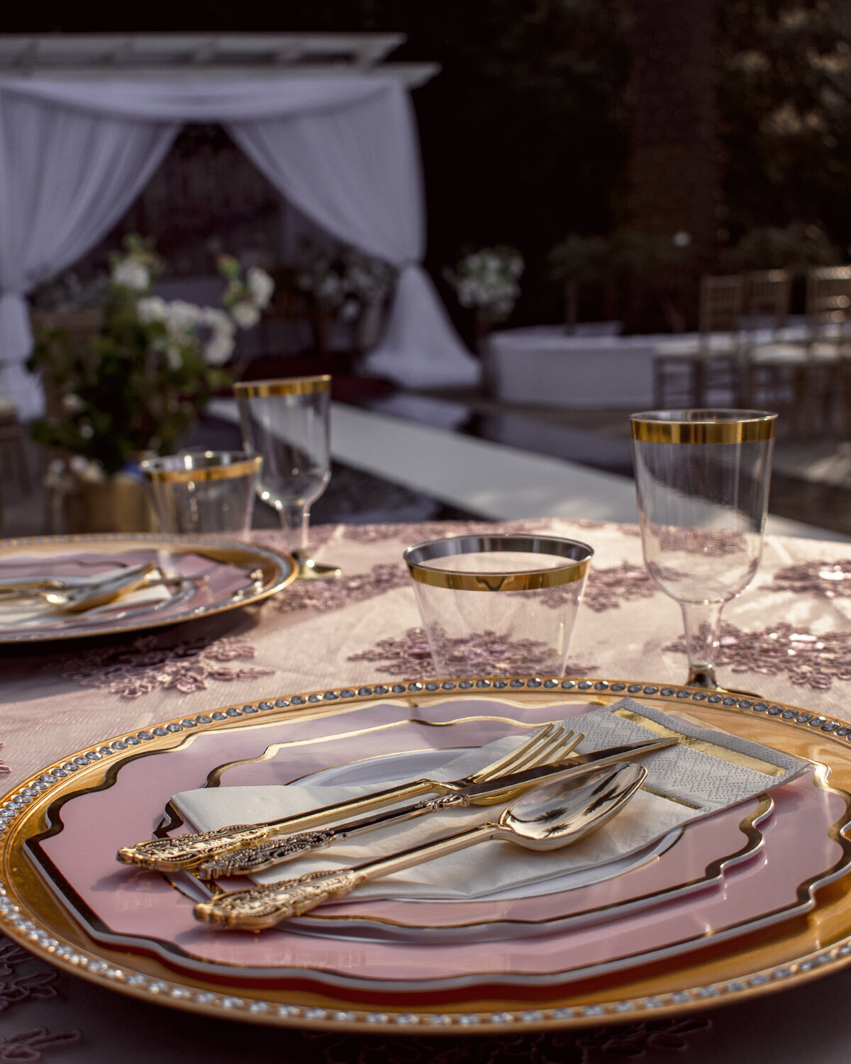 Silverware & Tables (8)