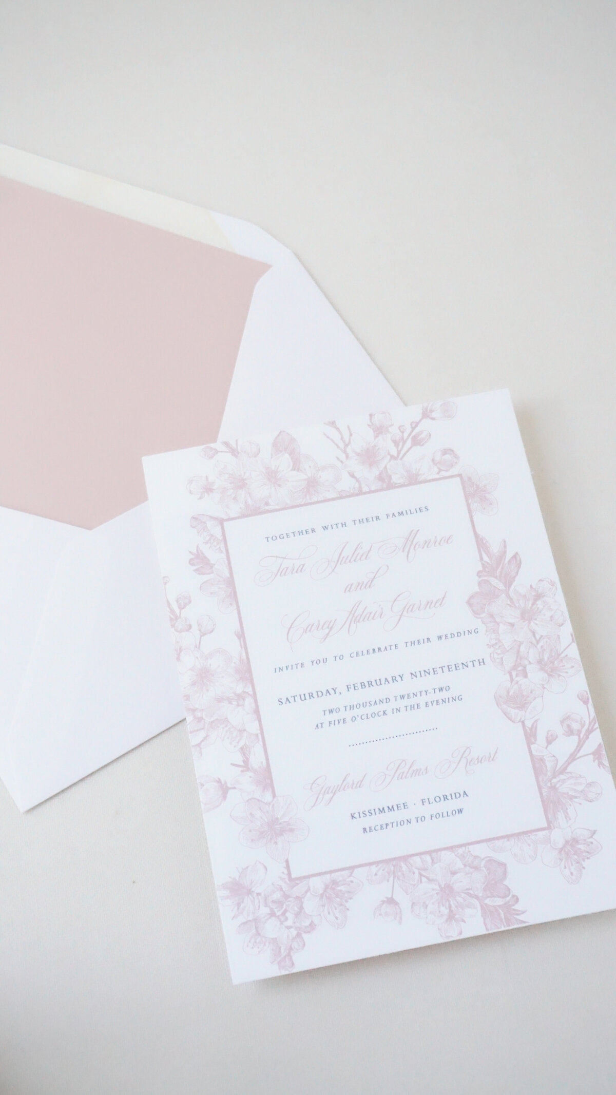 Texas custom wedding invitation designer TDC