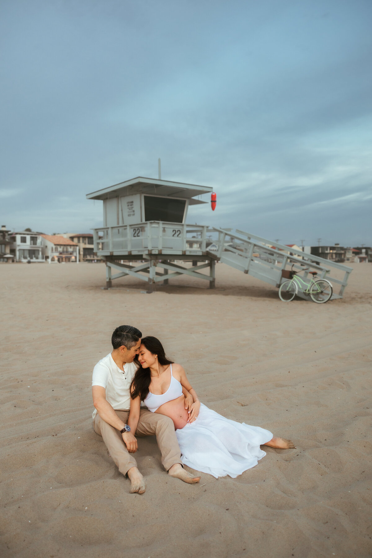 LA Beach Maternity Photography 127
