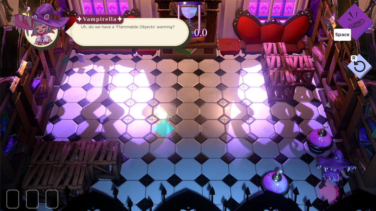 Screenshot from the game Block Witch