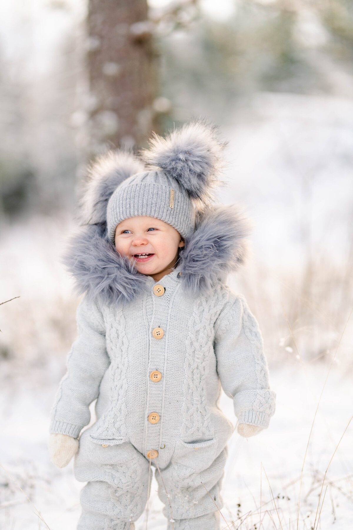 Barnfotografering i snö, Värnamo