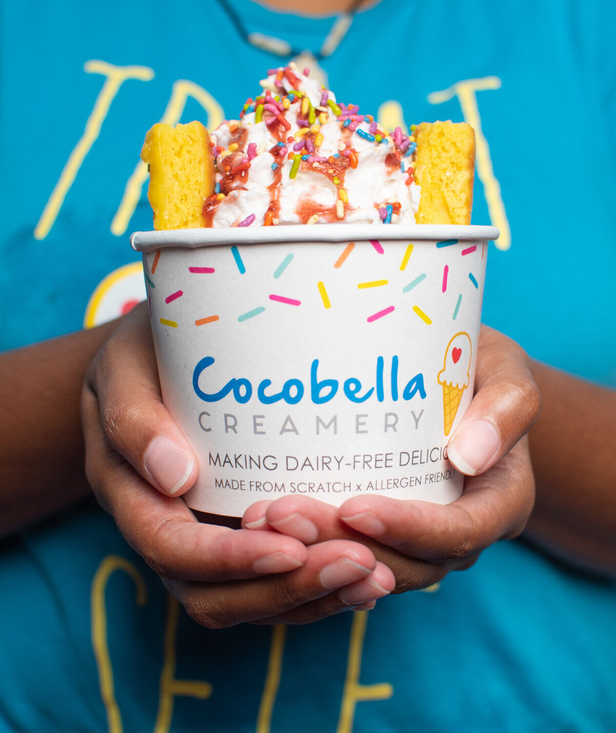 cocobella creamery vegan ice cream photography los angeles sundae