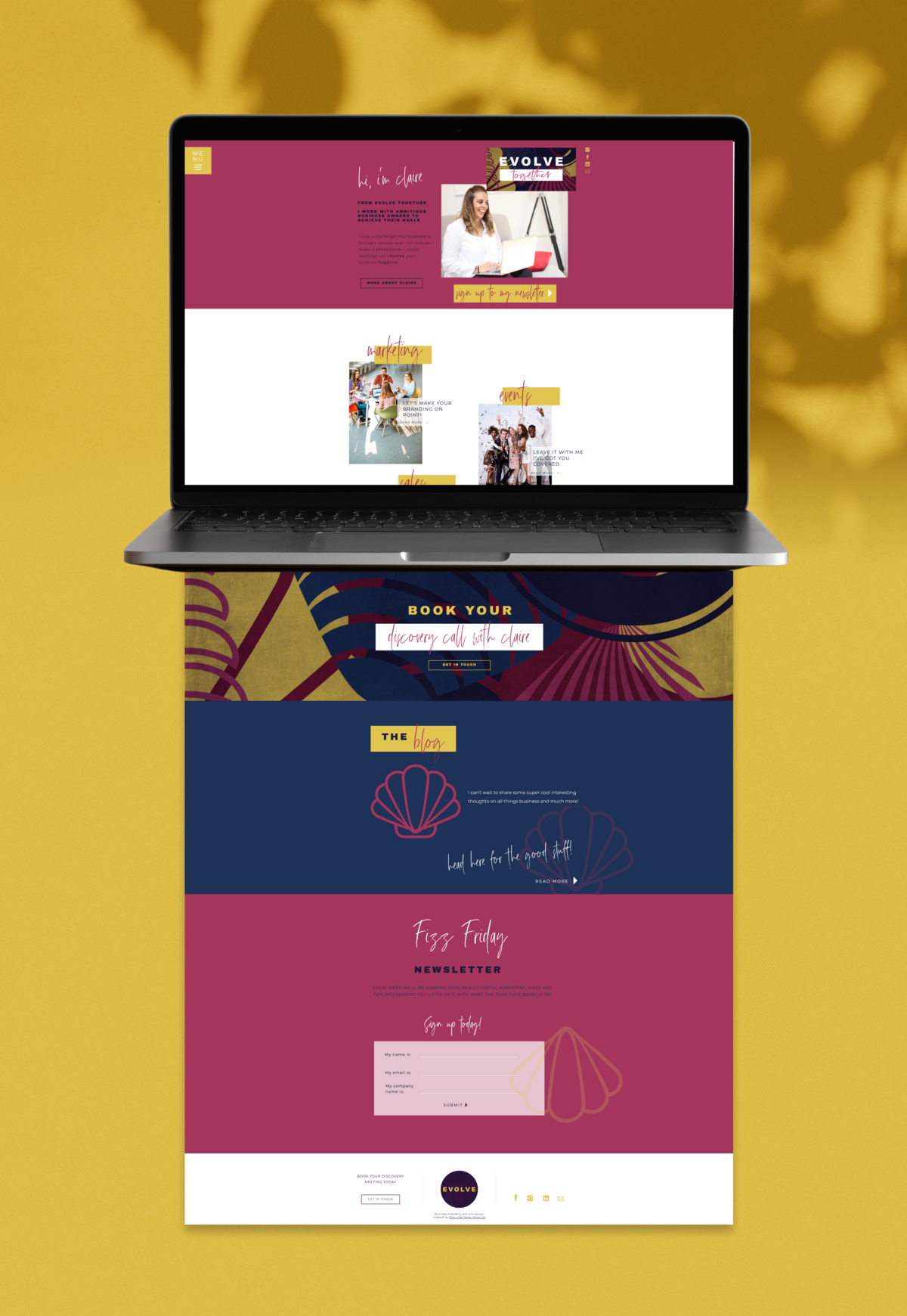Website Development - Recent Projects - Evolve Together - The Little Paper Shop Nantwich