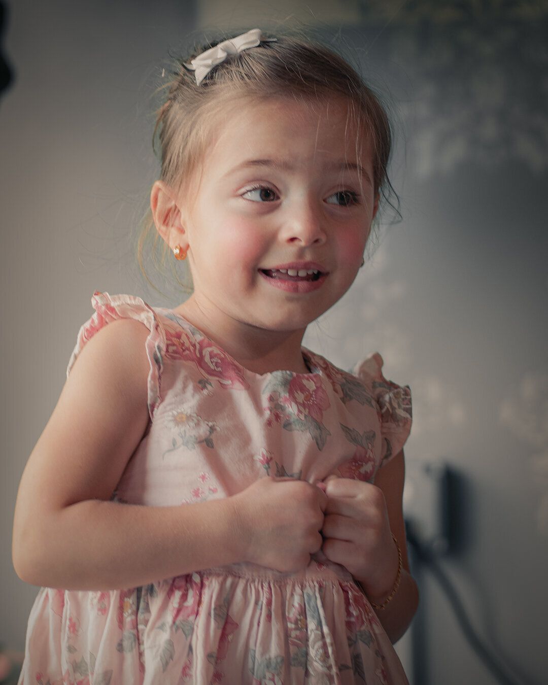 baby girl poses candid PixMemora studio photography