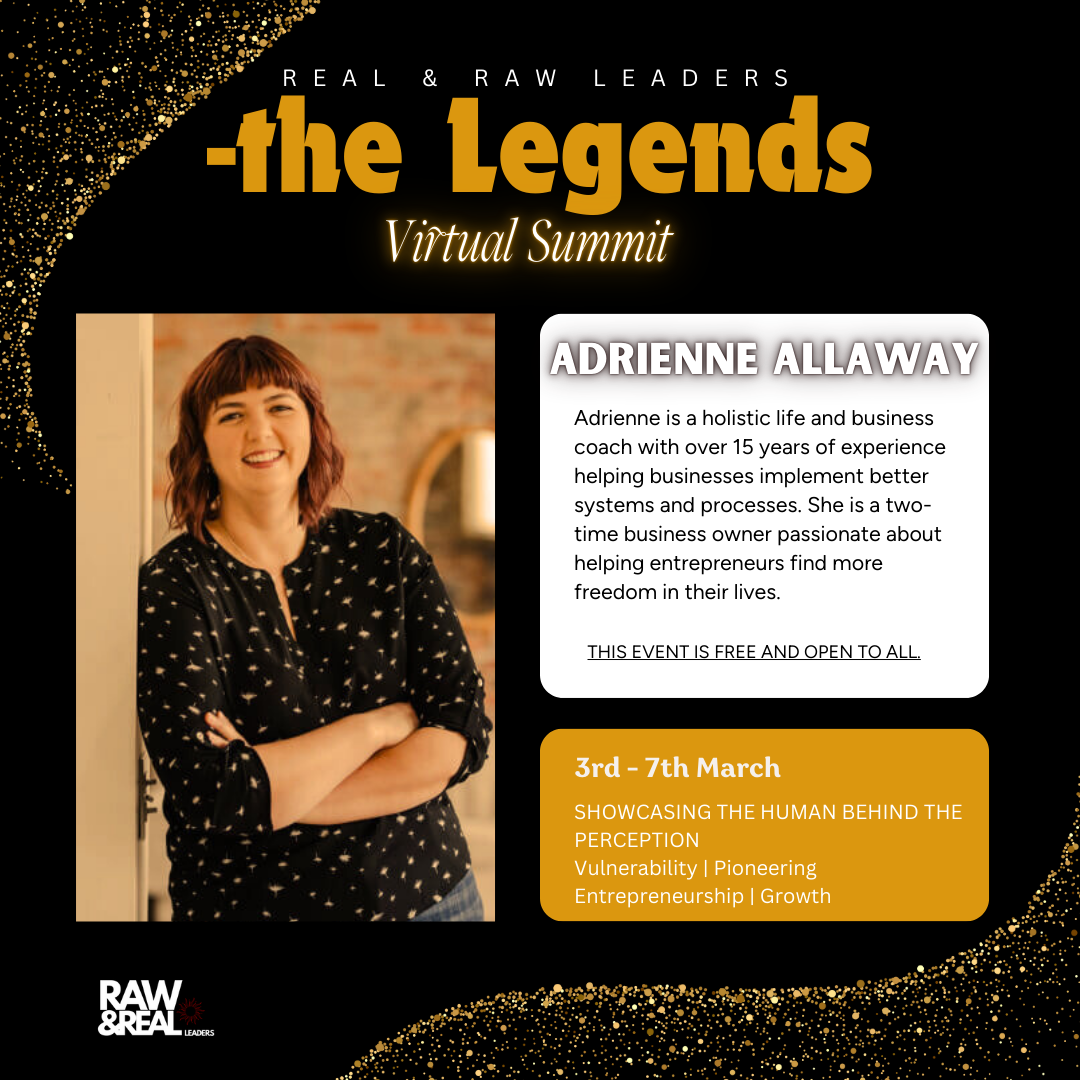 Adrienne Allaway legends summit real and raw leaders