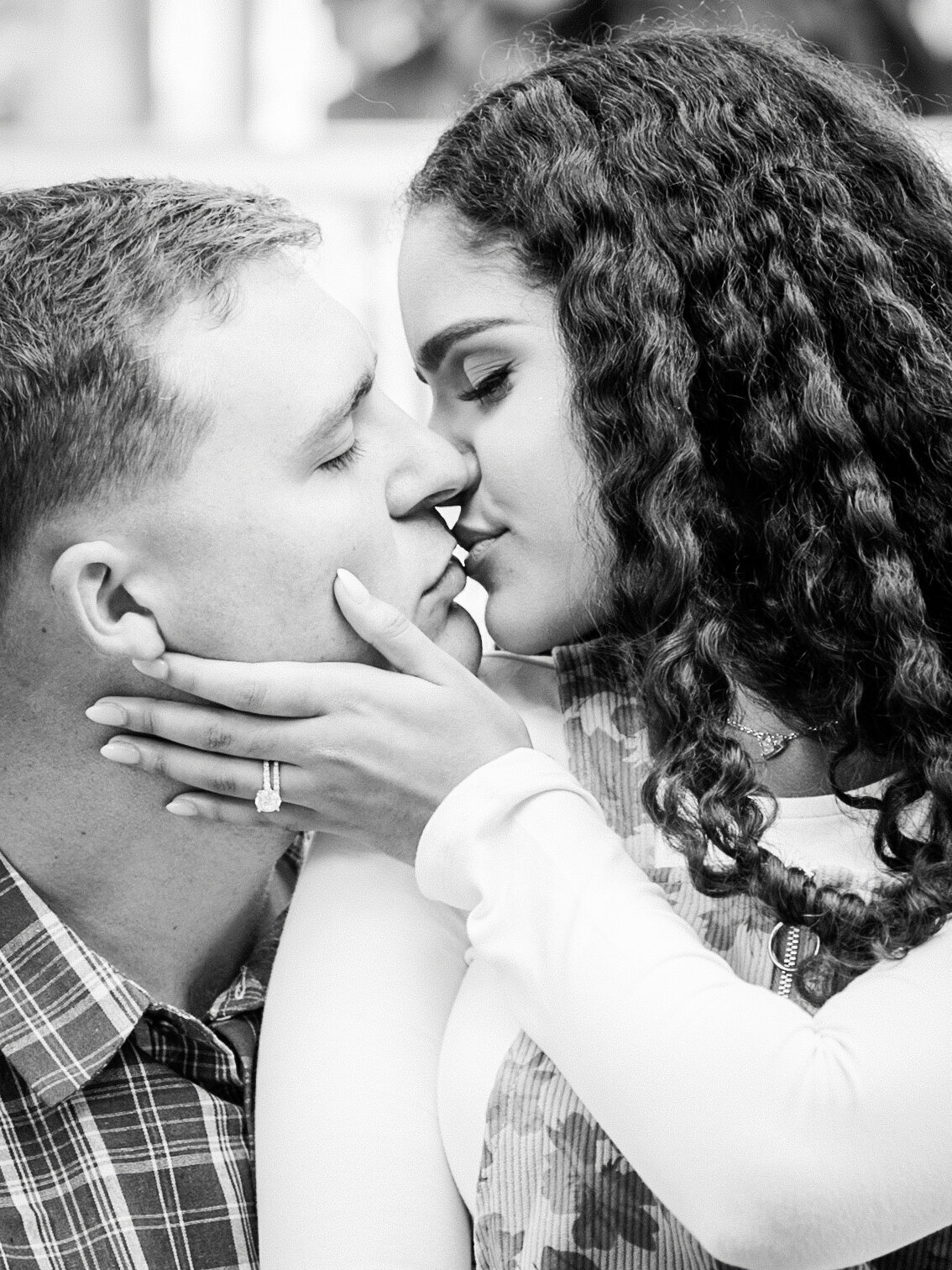 Intimate shot between a husband & wife during their couples anniversary session. Serving Bainbridge, GA & Tallahassee, FL. 