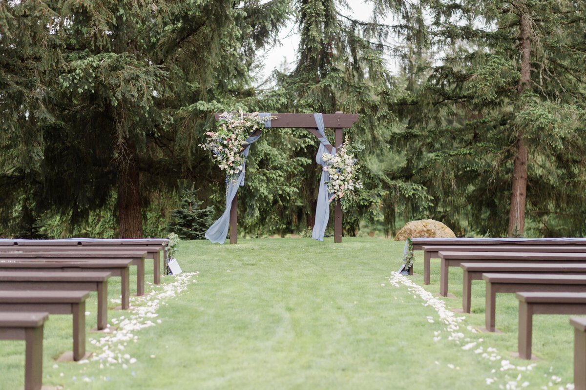 Christmas tree farm wedding venue