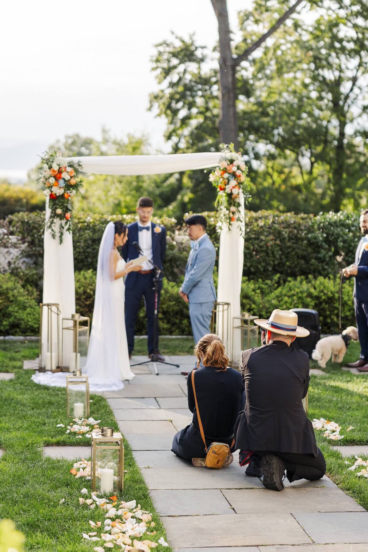Candid wedding celebration in the Hudson Valley