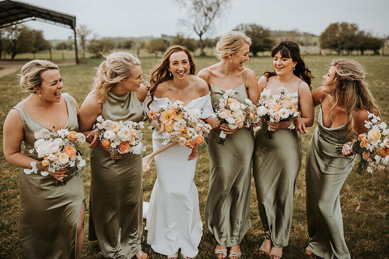 B N 49 peony wedding bouquets