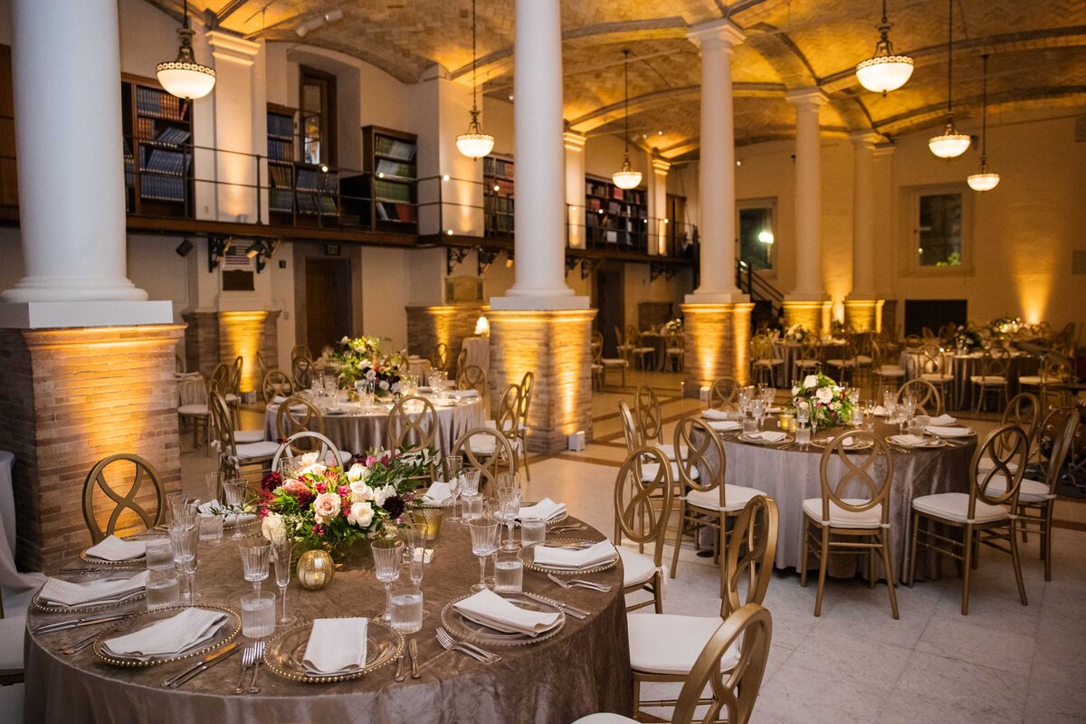 Boston Public Library Wedding Reception
