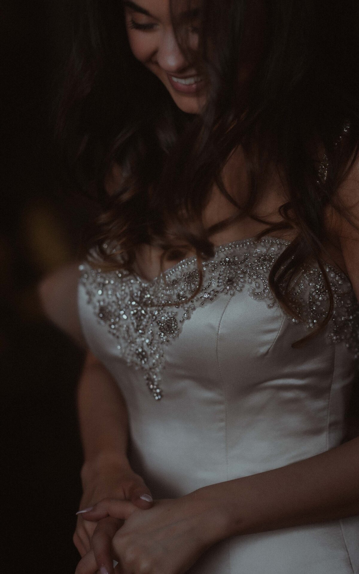 Elegant shots of the bride getting ready, perfectly capturing the special moments leading up to the wedding.