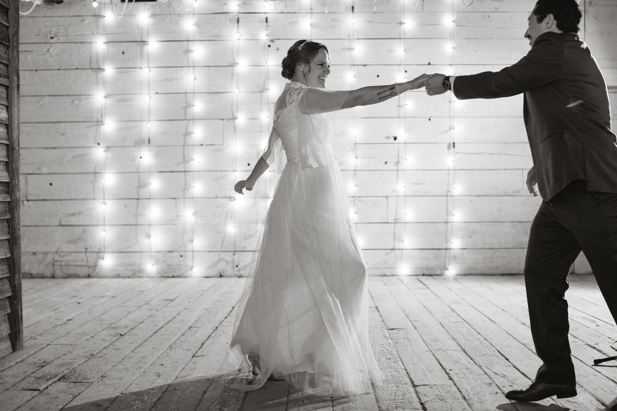 Bride and groom photographed at Terrain's Styers Garden wedding venue.