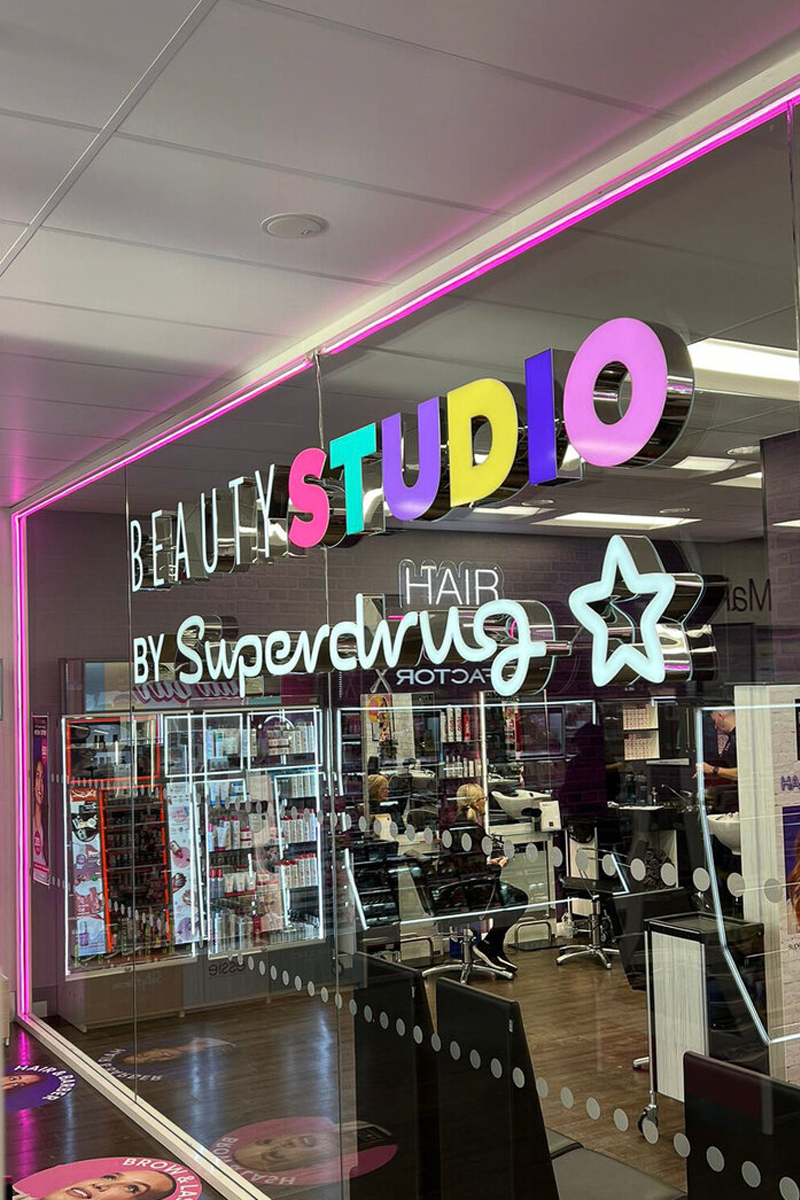 ellis-signs-built-up-face-illuminated-letters-beeauty-studio-superdrug