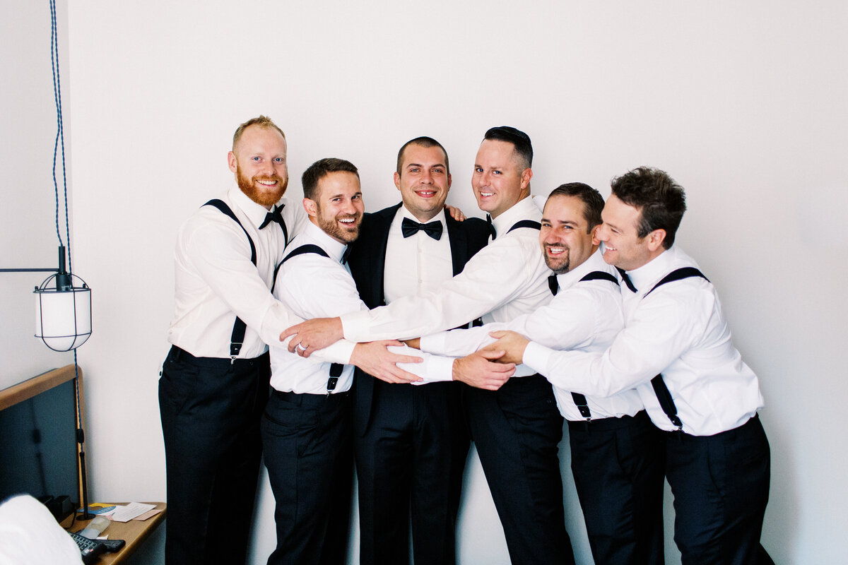 Groomsmen group shot