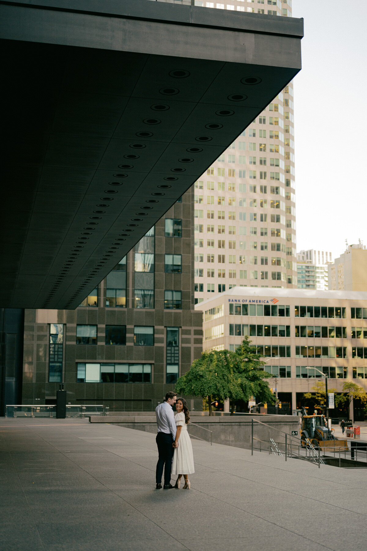 Financial District Engagement Photos Toronto