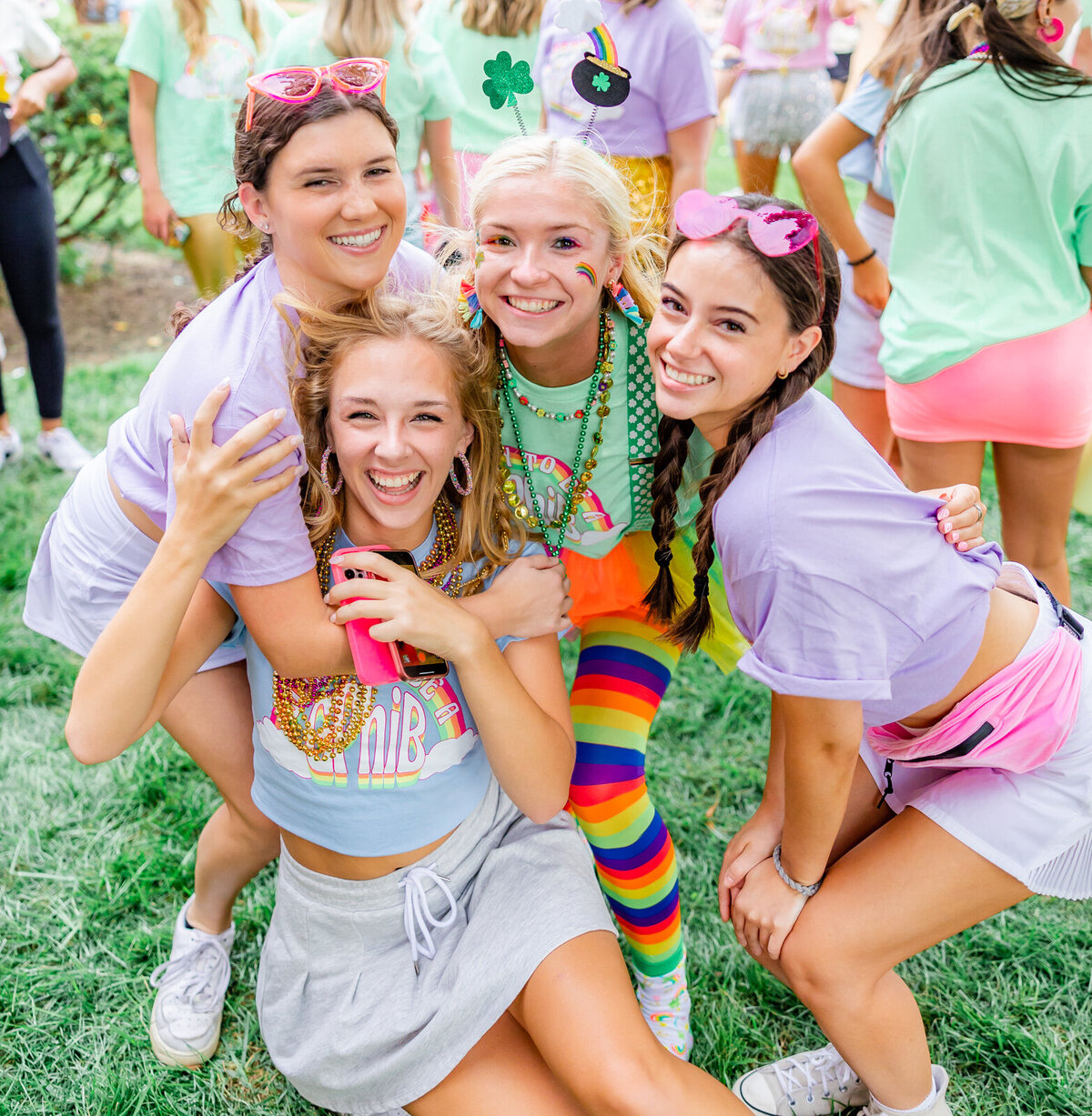 SLU Gamma Phi sorority bid day