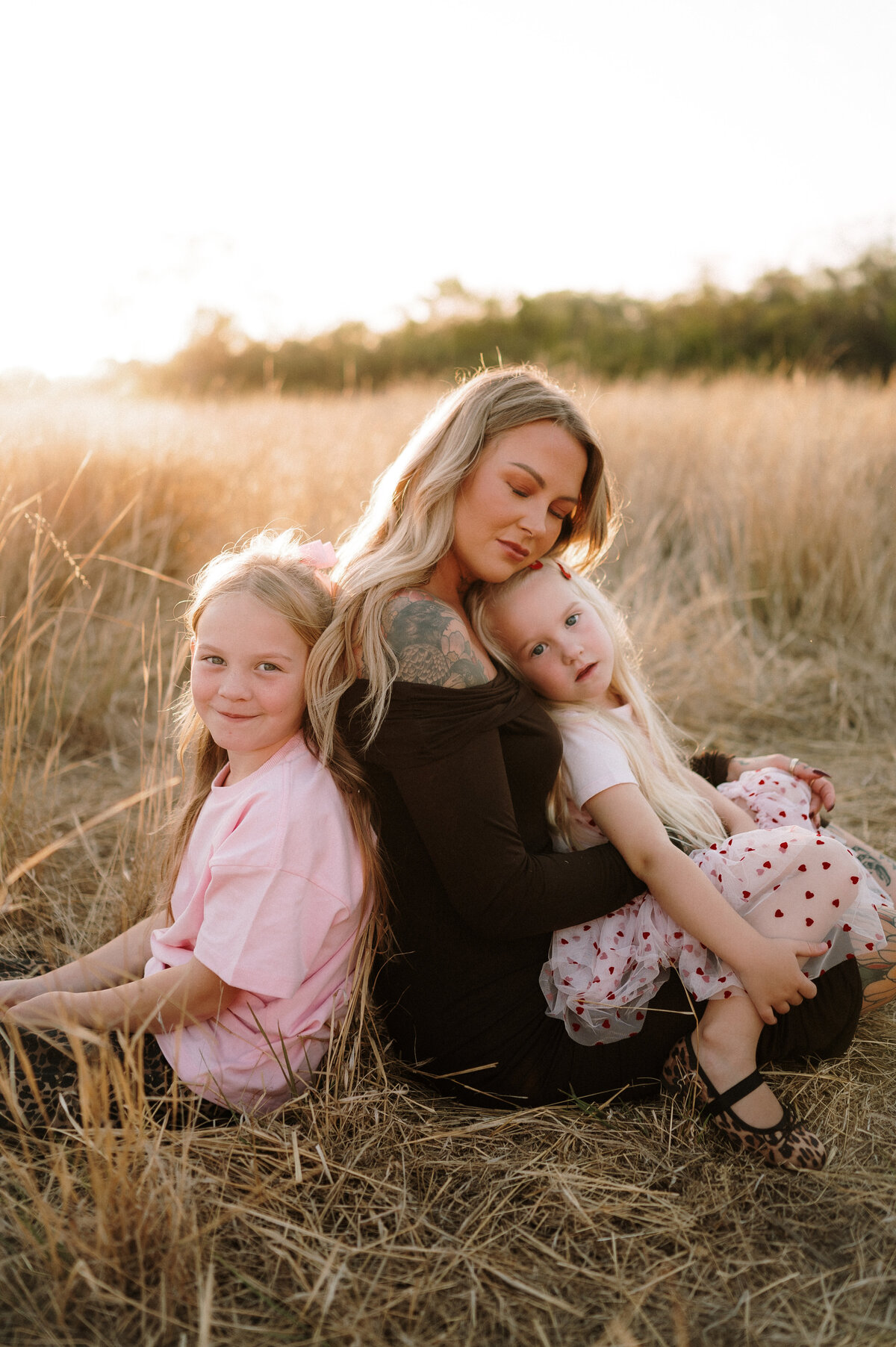 Relaxed outdoor family photo session in WA

