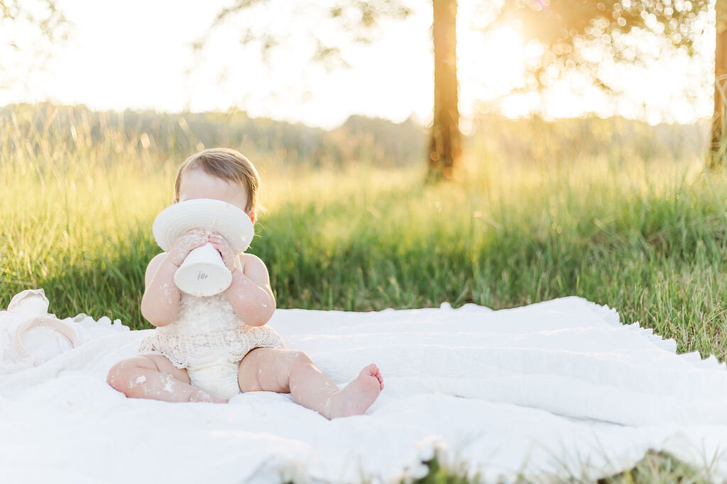 12 month milestone- cake smash- brimingham al- 5u photography