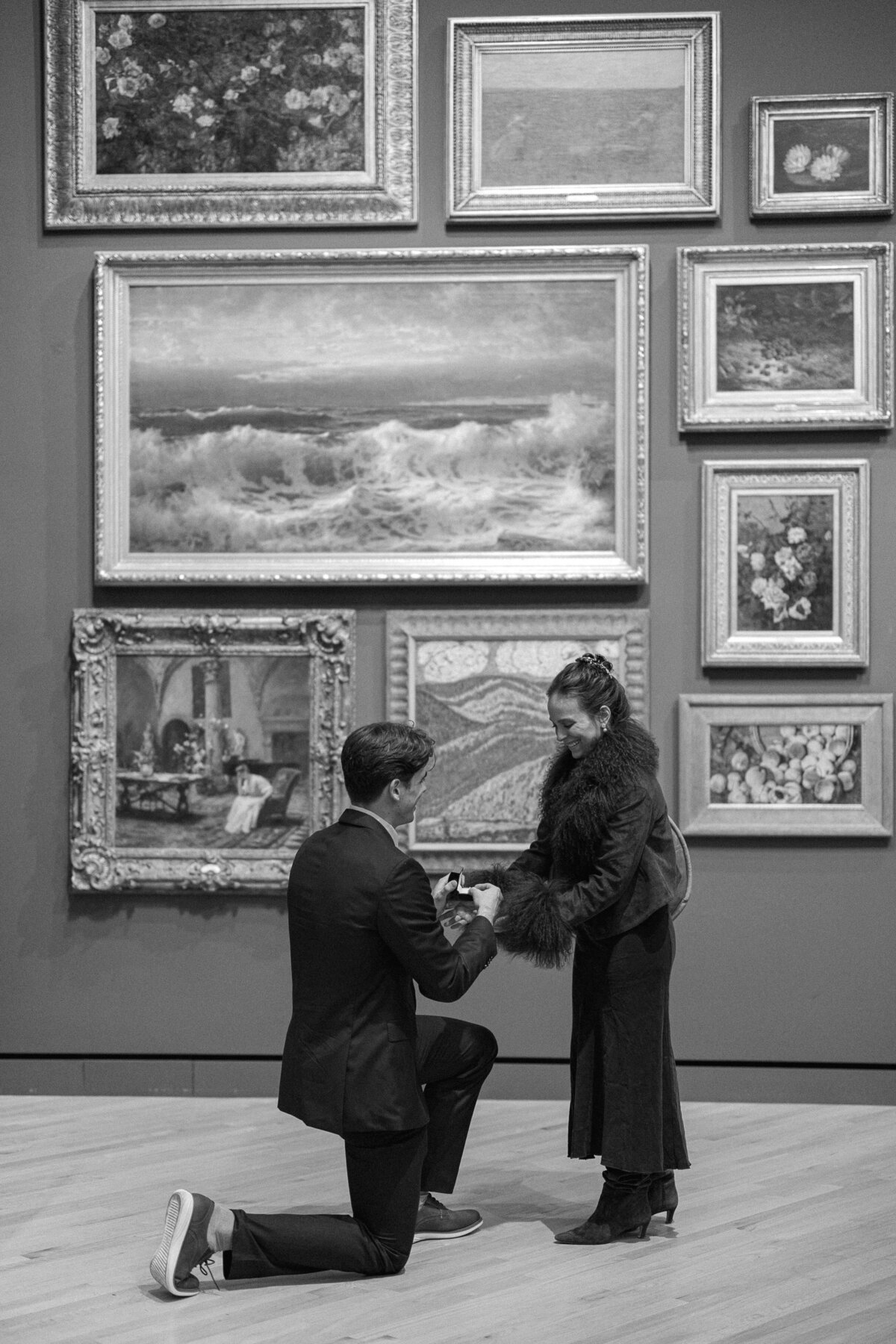 Surprise Proposal at Crystal Bridges Museum of Art – Bentonville Arkansas Engagement Photographer