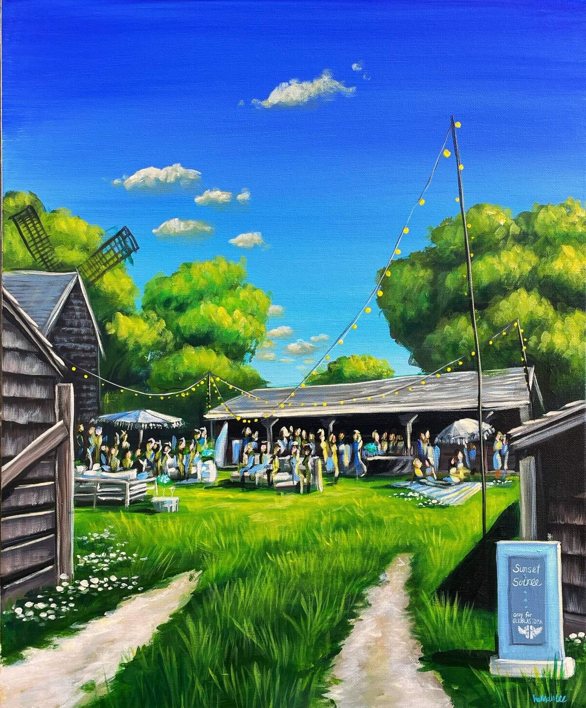 Mulford Farmhouse Corporate Event for Gray For Glastoma held by Forbes