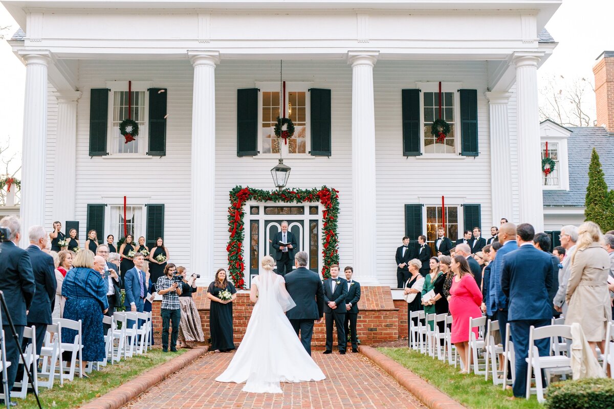 Rose Hill Estate Nashville NC Winter Christmas Wedding_0463