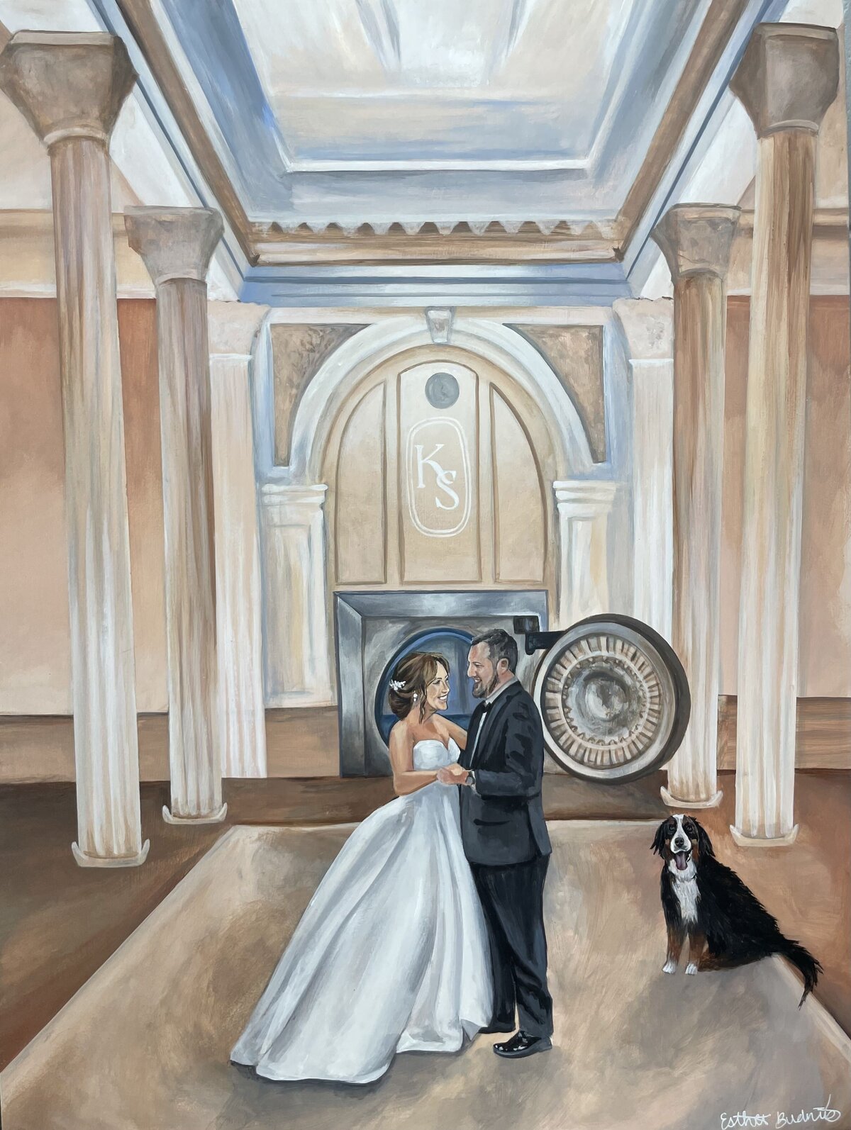 Live Painting- The Treasury on the Plaza 