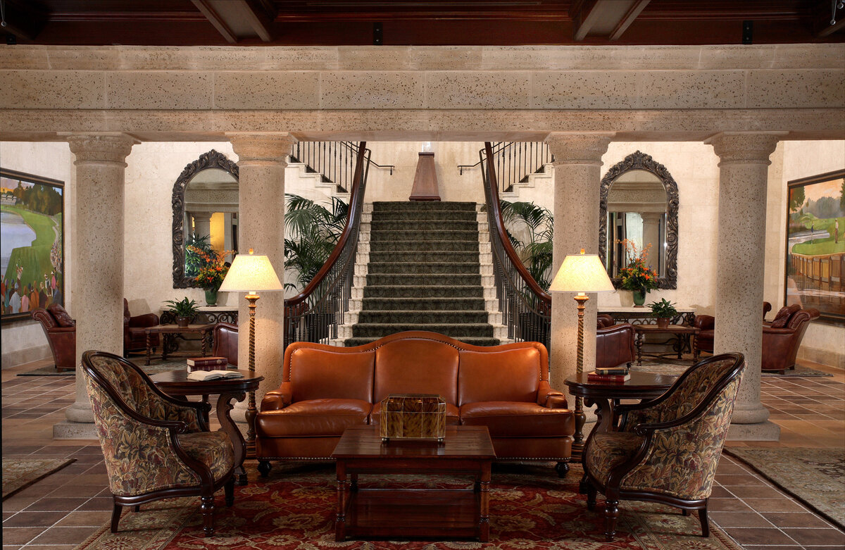 interior seating area at TPC Sawgrass