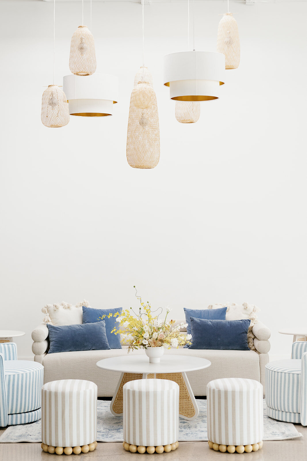 yellow wedding flowers, studio fleurette, the whim, centerpiece