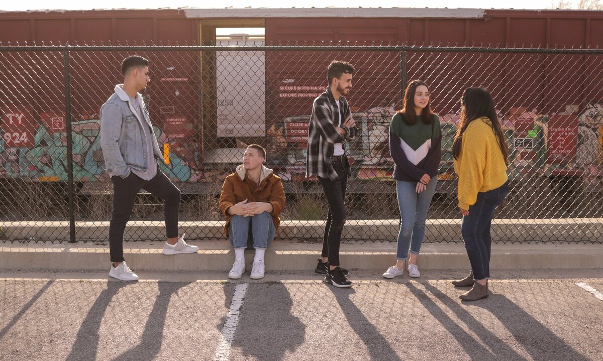 a group of youth doing group therapy in Massachusetts 