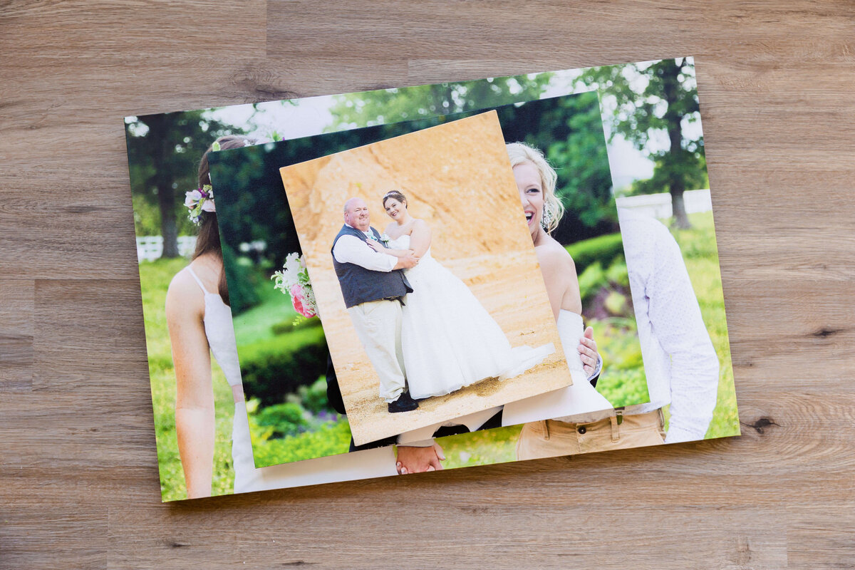 wedding canvas prints of different sizes by Nashville wedding photographer, Liz Courtney