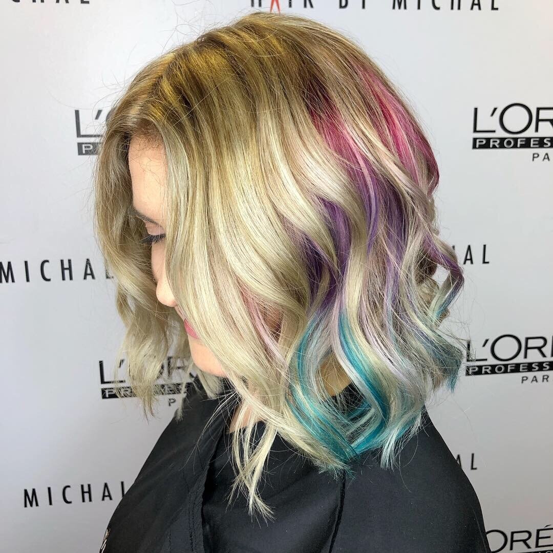 rainbow-balayage