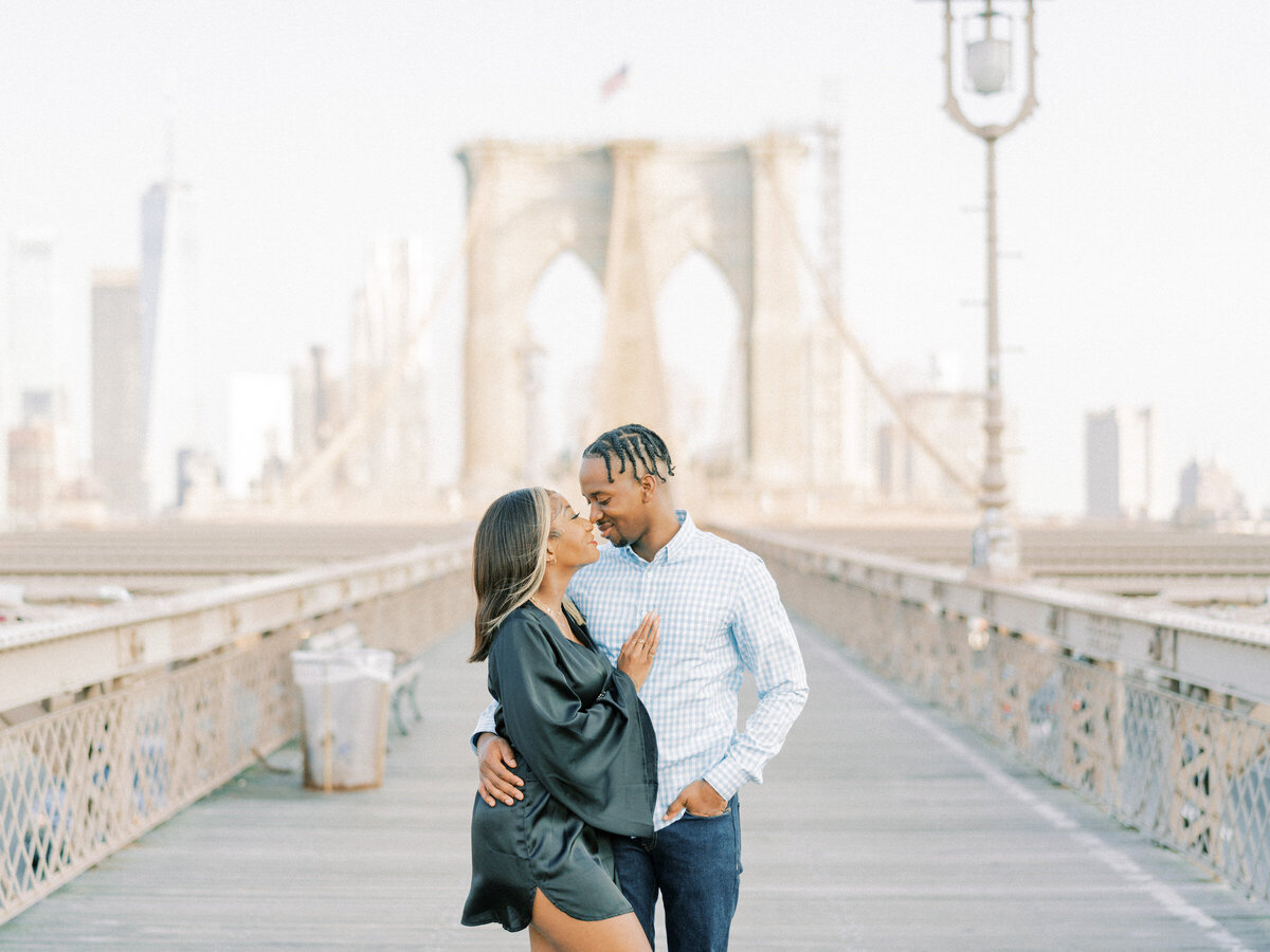 Brooklyn Bridge and DUMBO Sunrise, Engagement Session | Amarachi Ikeji Photography 10