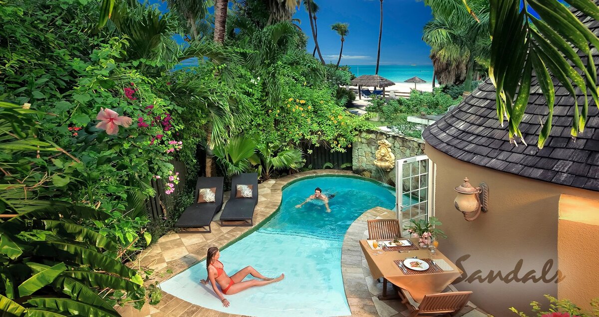 sandals grande antigua butler's suite