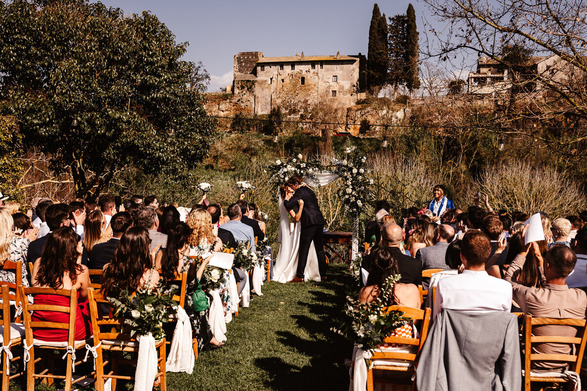 Reuben & Lisa's Wedding at Borgo di Tragliata in Rome-23