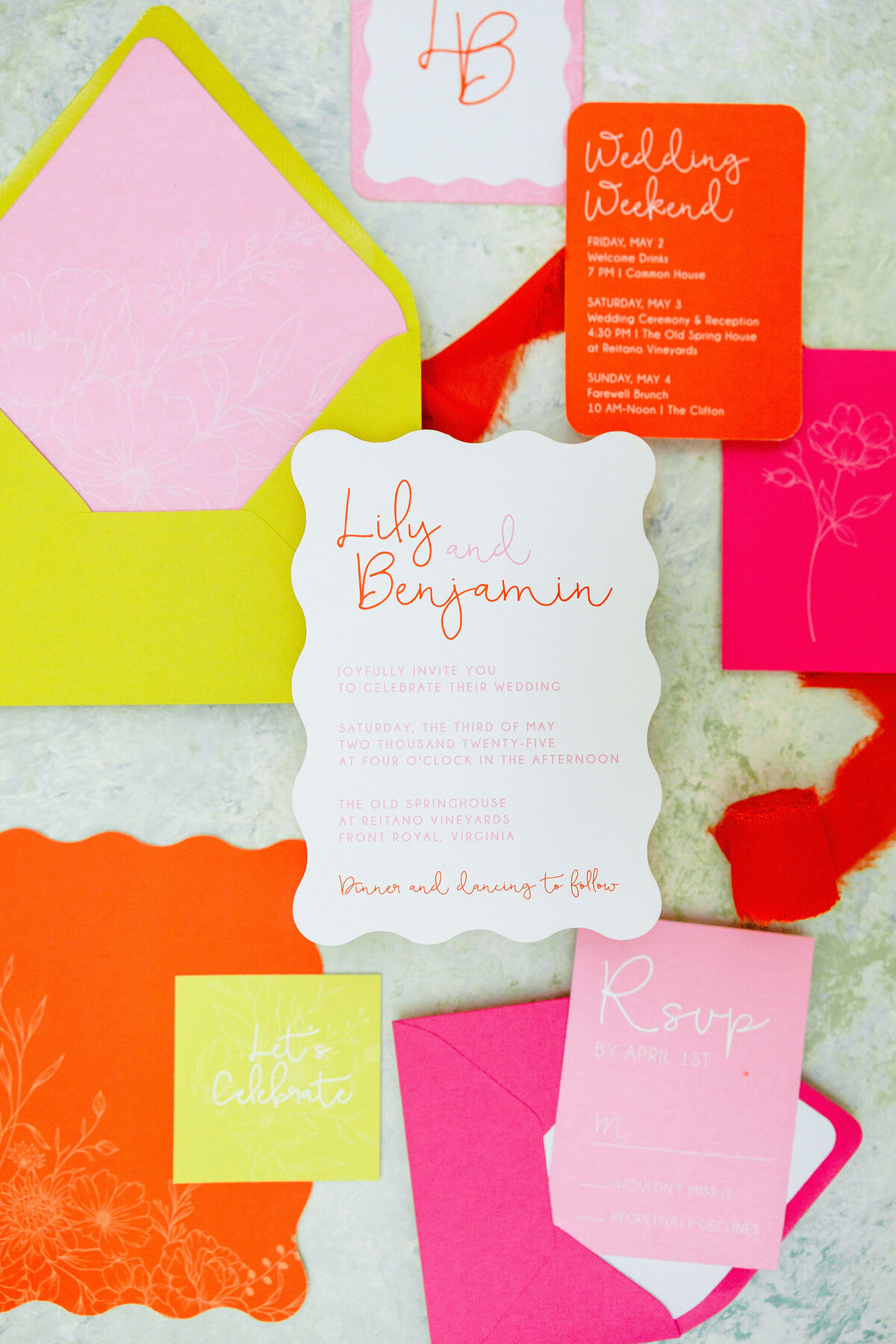 modern-citrus-invite-pink-backdrop