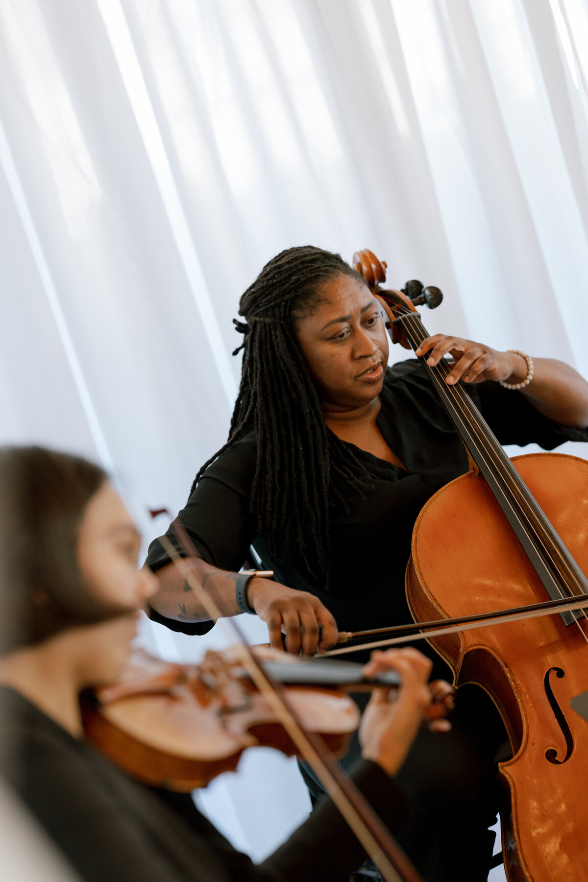 A photo of the musician at the Astorian wedding in Houston.