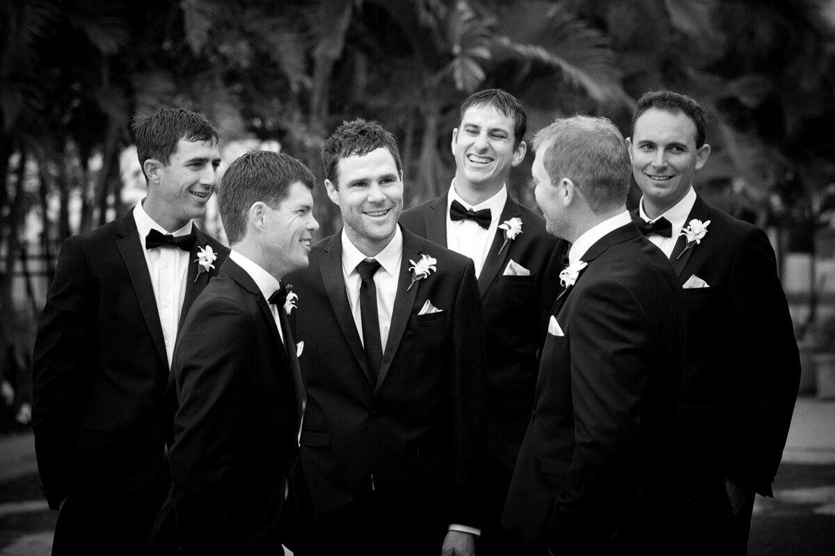 groomsman outdoors at Emu Park, QLD