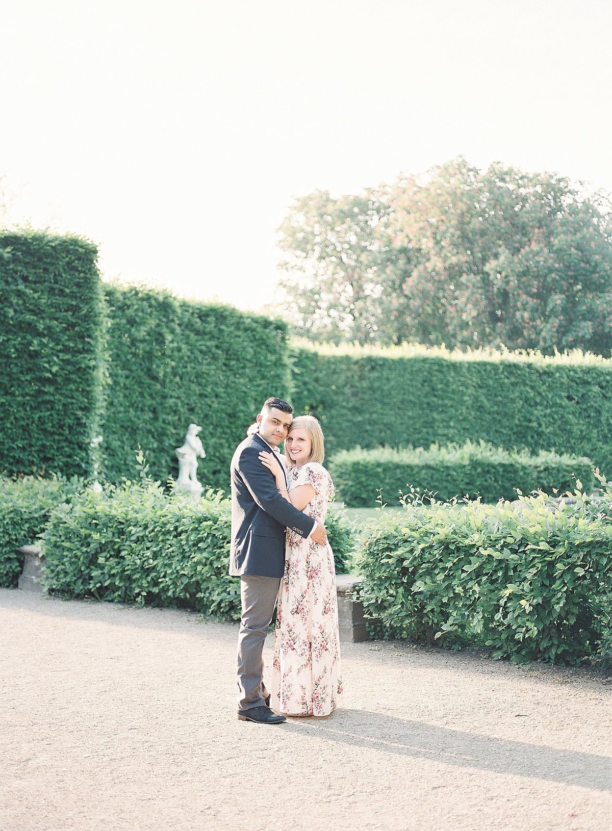 Romantic European Palace Anniversary Session photographed by France destination wedding photographer Alicia Yarrish Photography on film