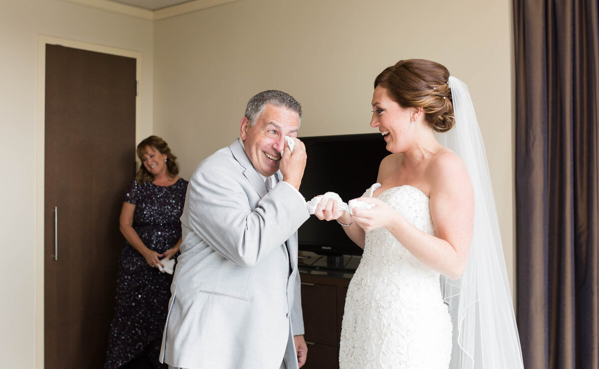 fairmont hotel bride and dad