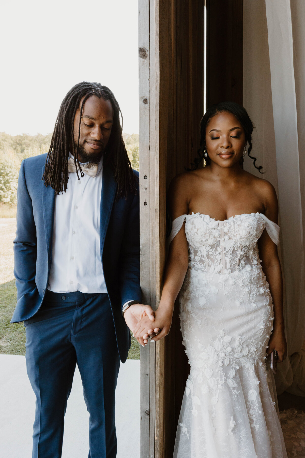 Cedar Hill Farms Chattanooga Nate and Jaleesa private vow exchange